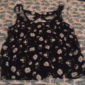 Floral tank crop top